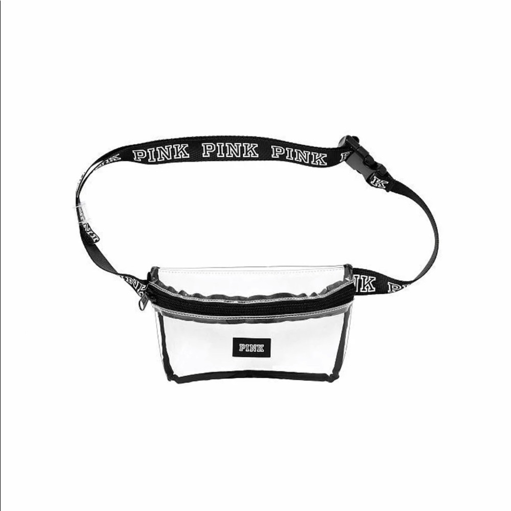S PINK Clear Cross Over Bag Fanny Pack